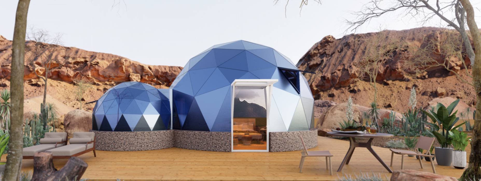 濠江区球形智能光伏玻璃星空房